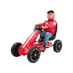 Kinder Pedal Go Kart Abarth FS595 Lizenziert (Rot)