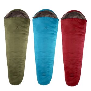 Winter Mumien Schlafsack 3 Jahreszeiten Lang Grand Canyon Kansas 190 XL -16°C Farbe: Caneel Bay