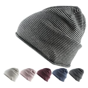 GOLDEN GOAT Barrow Strickmütze Beanie Unisex 100 % Kaschmir Mütze Farbe: Birch/Dove Grey