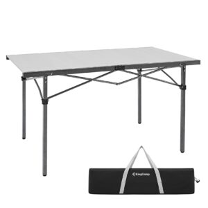 KINGCAMP Campingtisch Camping Rolltisch Klapptisch Garten Falttisch Alu 136x70cm