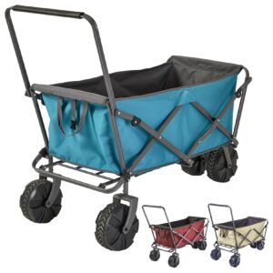 UQUIP Strand Bollerwagen Buddy Handwagen Transport Karre Garten Wagen Faltbar Farbe: red