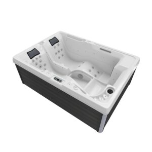 Tronitechnik® Outdoor Whirlpool Spa ELBA Außen weiß 210cm x 150cm mit Heizung