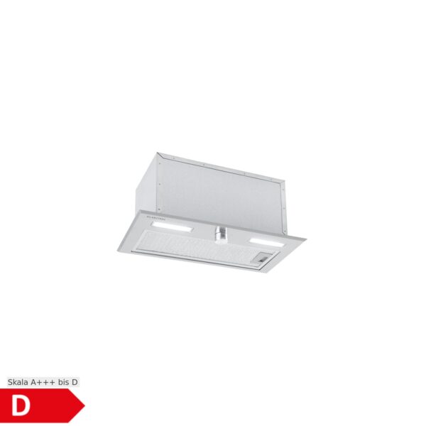 Simplica Dunstabzugshaube Einbau 52cm Abluft: 400 m³/h LED Edelstahl