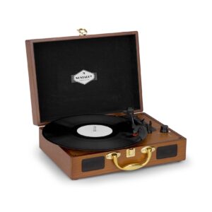 Nostalgy by auna Peggy Sue Retro-Plattenspieler LP USB AUX