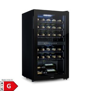 Shiraz 29 Duo Weinkühlschrank 2 Zonen 80L/29 Flaschen 5-22°C Touch 29 Flaschen