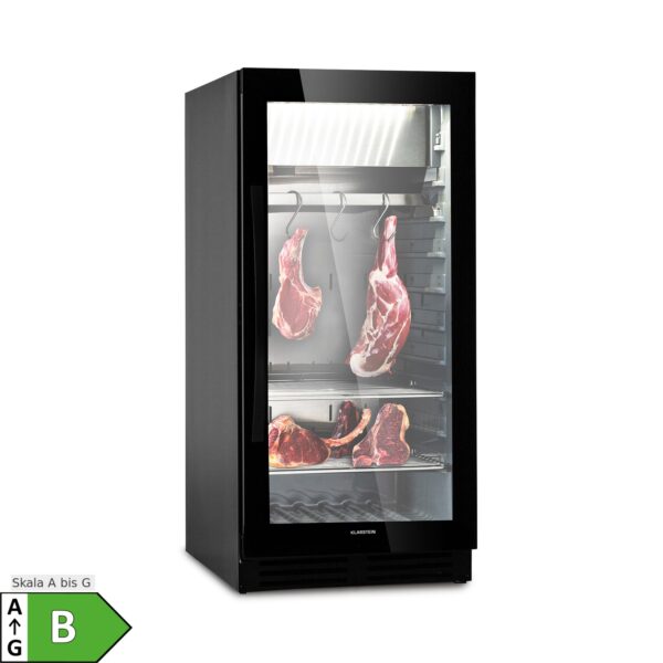 Steakhouse Pro 233 Onyx Fleischreifeschrank 1 Zone 233 L 1-25°C Touch  Panorama Schwarz