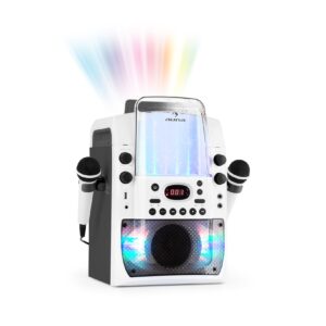 Kara Liquida BT Karaoke-Anlage Lichtshow Wasserfontäne Bluetooth Grau