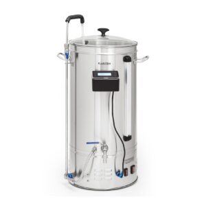 Brauheld Smart 45 Maischekessel 2500W 45L 100°C Umwälzpumpe Edelstahl Edelstahl 45 Liter