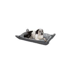 KAHU® Hundebett I Hundedecke I für Hunde und Katzen I 2 in 1 Funktion I Beidseitig verwendbar I Ökotex zertifiziert I Pflegeleicht und Waschbar I 65 x 100 cm