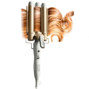 Velform® Welleneisen mit Turmalin - Keramik - Beschichtung Tri-Wave Curler