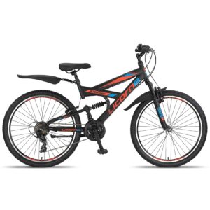 Licorne Bike Strong V Premium Mountainbike in 24 und 26 Zoll - Fahrrad für Jungen