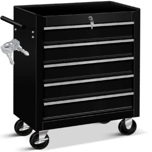 Masko® Werkstattwagen Rollwagen Werkzeugwagen Werkzeugkiste Fächer Toolbox Werkzeug box