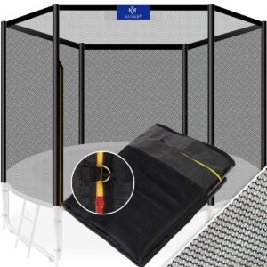 KESSER® Trampolin Ersatznetz Sicherheitsnetz UV-beständig Trampolinnetz Trampolinschutz Ø 244 305 366 427 cm   einfache Montage   Eingangstür mit Reißverschluss   aus hochwertigen Materialien