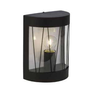 BRILLIANT Lampe Reed Außenwandleuchte schwarz matt   1x A60