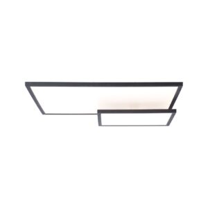 BRILLIANT Lampe Bility LED Deckenaufbau-Paneel 62x47cm schwarz/weiß easyDim   1x 36W LED integriert