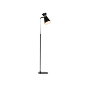 BRILLIANT Lampe Goldy Standleuchte 1flg schwarz-matt/gold   1x A60