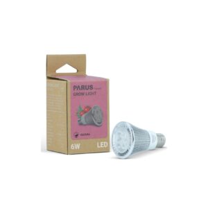 Parus by Venso LED Pflanzenlampe Vollspektrum Cultura LED Lampe E27 6W 60°