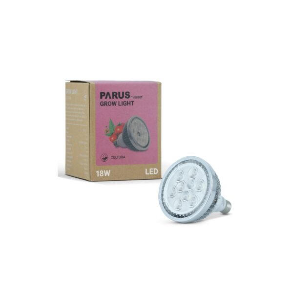 Parus by Venso LED Pflanzenlampe Vollspektrum Cultura LED Lampe E27 18W 60°