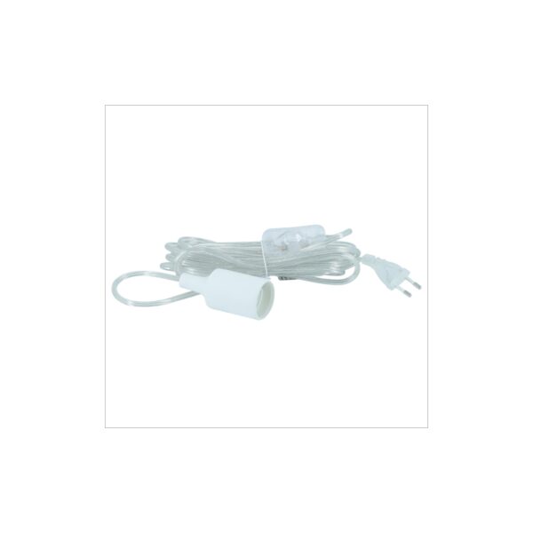 Parus by Venso E27 Lampenfassung 4m Kabel Transparent