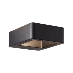 BRILLIANT Golda LED Außenwandleuchte 15x12cm schwarz   1x LED integriert