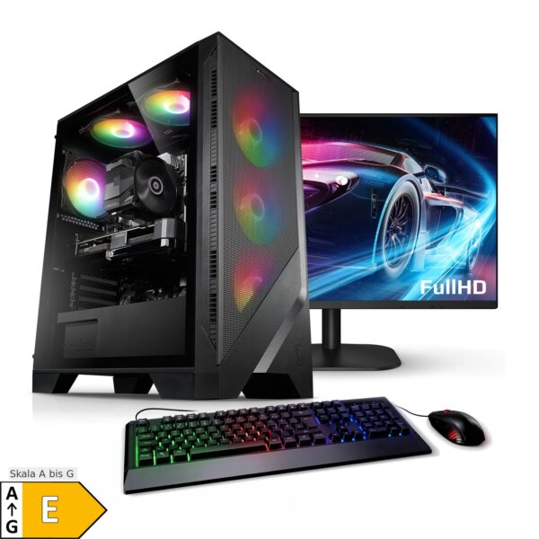 PC Set Gaming mit 27 Zoll TFT Storm 10 Intel Core i5-10600KF