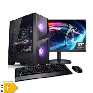 PC Set Gaming mit 27 Zoll TFT Earthquake V AMD Ryzen 7 5800X