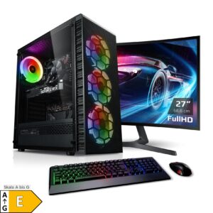 PC Set mit 27 Zoll TFT Total V AMD Ryzen 7 5700X