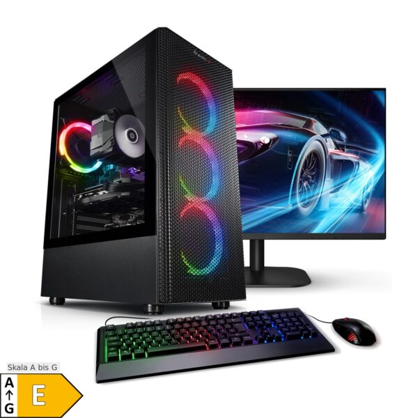 PC Set mit 27 Zoll TFT Total V AMD Ryzen 7 5700X