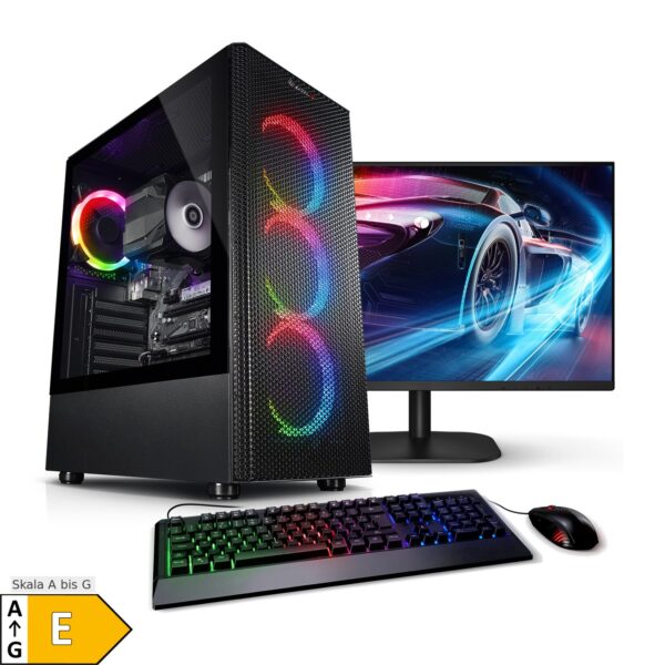 PC Set mit 27 Zoll TFT Viper V AMD Ryzen 7 5700G