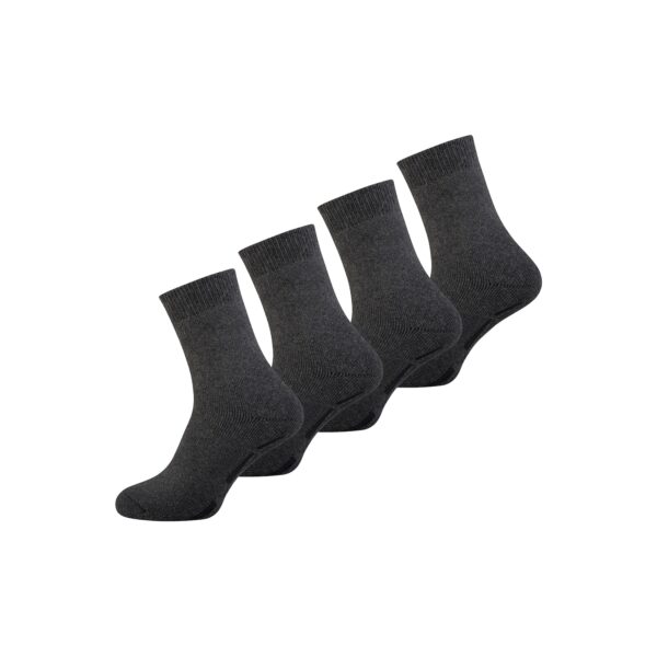 NUR DER Herren Basicsocken Stopper Socke 4er Pack