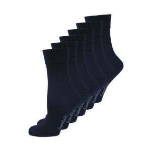 NUR DIE Damen Socke Bambus Komfort 6er Pack