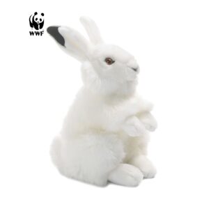 WWF Plüschtier Schneehase (24cm) lebensecht Kuscheltier Stofftier Hase Rabbit