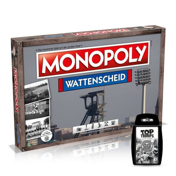 Monopoly - Wattenscheid inkl. Top Trumps Gesellschaftsspiel Brettspiel Spiel