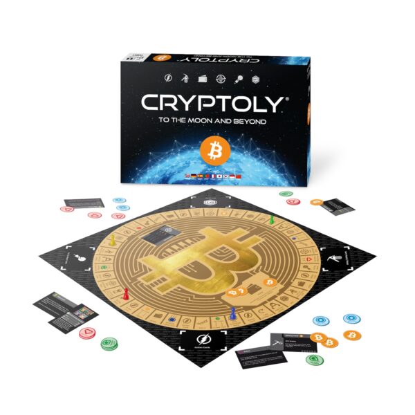 Brettspiel - Cryptoly Gesellschaftsspiel Spiel multilingual