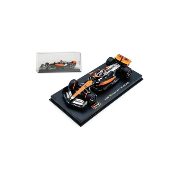 Bburago 18-38088 - Modellauto - F1 McLaren MCL60 '23 #81 Piastri (mit Helm