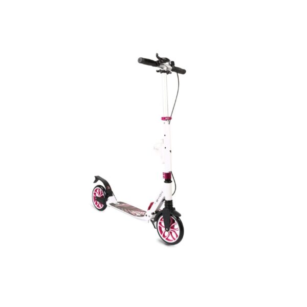 Byox Kinderroller Fiore klappbar Stoßdämpfer Flaschenhalter Bremse bis 100 kg pink