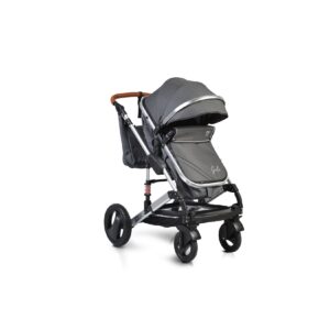 Moni Kinderwagen Gala Tragetasche Sportsitz umbaubar Wickeltasche Sitz umkehrbar schwarz