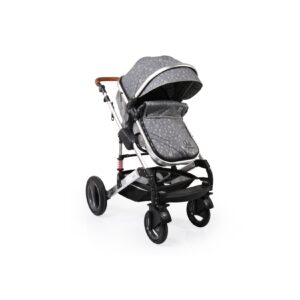 Moni Kinderwagen Gala Premium Tragetasche Sportsitz Wickeltasche Sitz umkehrbar grau/Sterne