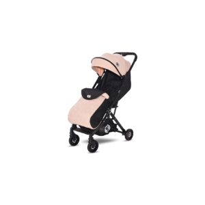 Lorelli Kinderwagen Myla Aluminiumrahmen Korb Fußsack klappbar mit Zusatzgriff rosa