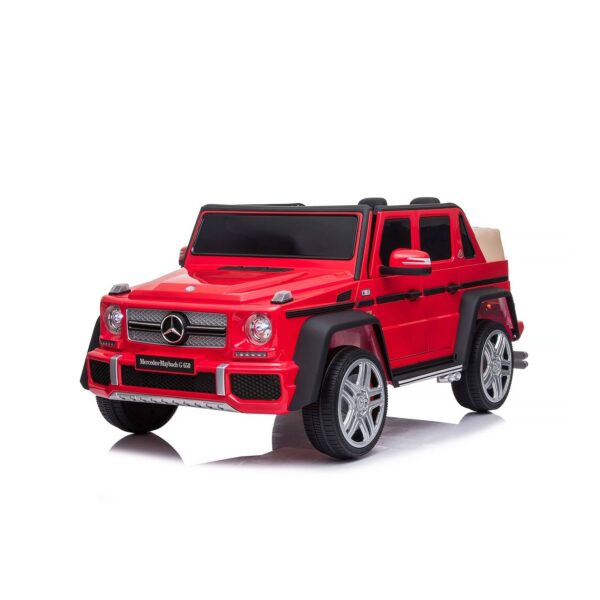 Chipolino Kinderauto Elektroauto Maybach G650 Fernbedienung Bluetooth Kofferraum rot