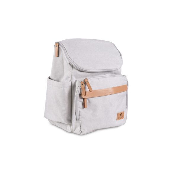 Cangaroo Kinderwagentasche Megan Rucksack Wickelunterlage Reißverschluss Henkel beige