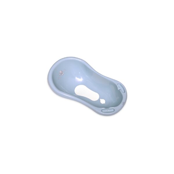 Lorelli Babybadewanne 1013046 Wasserablauf 84 cm Ablagefächer ergonomische Form blau