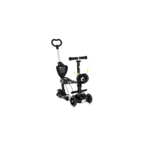 Lorelli Scooter Smart Plus 5 in 1 verstellbar PU Räder leuchten ABEC-7 Lager black