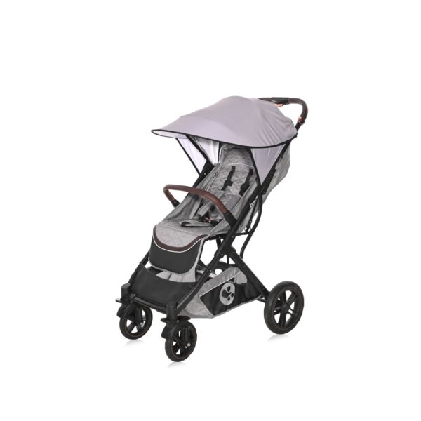 Lorelli Kinderwagen Sonnenschutz Universal UV-Schutz Schutz vor Sonne Staub Wind hellgrau