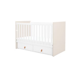 Kikkaboo Babybett Hollee Gitterbett 120 x 60 cm Schwingfunktion