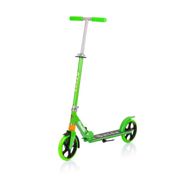 Chipolino Kinderroller Omega PU Räder ABEC-7 Lager verstellbar faltbar Bremse grün