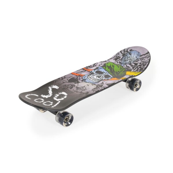 Byox Skateboard 28 Zoll ABEC-7 Aluminium PU-Leuchträder LED Deckgröße 71 x 20 cm schwarz