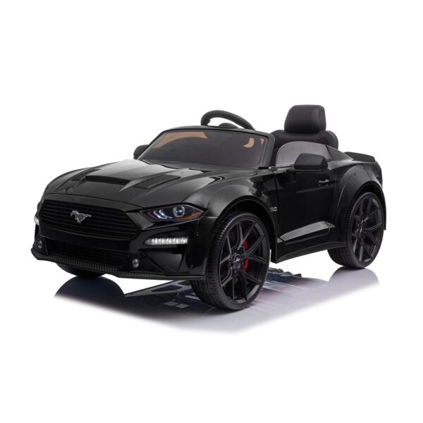 Kikkaboo Kinder Elektroauto Ford Mustang Fernbedienung Driftfunktion Bluetooth schwarz