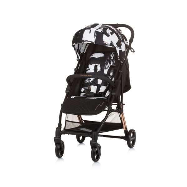 Chipolino Kinderwagen Move on 6 kg klappbar gefederte Vorderräder verstellbar schwarz gemustert