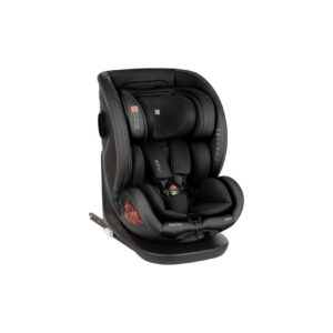 Kikkaboo Kindersitz i-View i-Size (40-150cm) Isofix Top Tether 360-Grad-Drehung schwarz